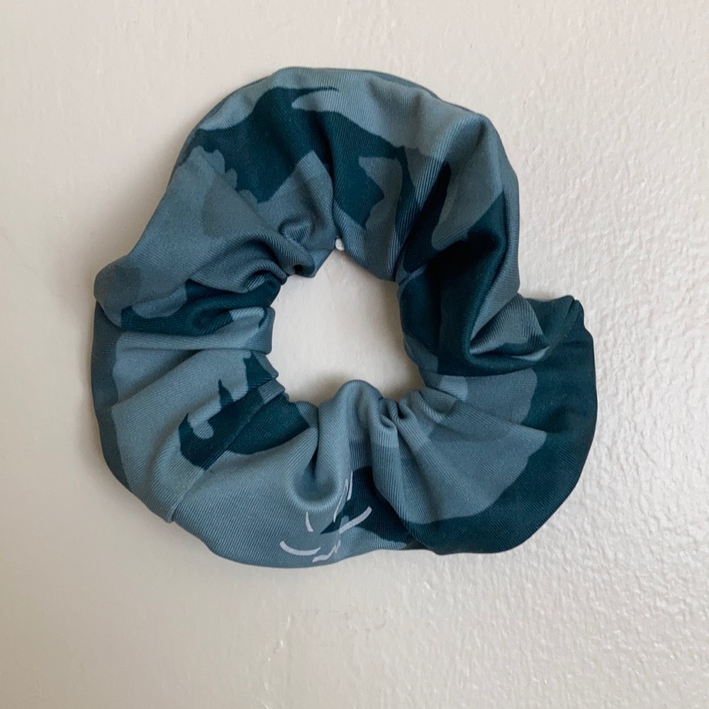 Green Camo Scrunchie from Beyond Yoga